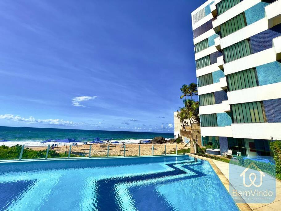 Apartamento Completo Com Vista Mar E Pe Na Areia Salvador da Bahia Exterior foto